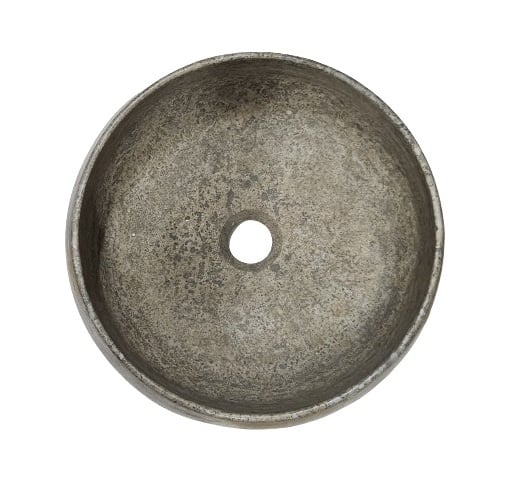 Waskom Marmer Rond Silver Travertin